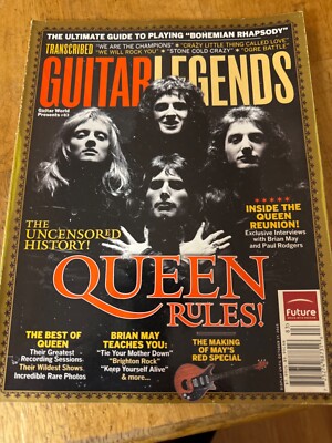 GUITAR WORLD GUITAR LEGENDS QUEEN, BRIAN MAY, FREDDIE MERCURY, Summer #83 2005