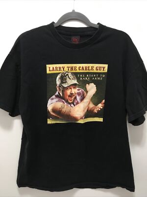 Vintage 2005 Larry the cable guy T-shirt Right to bare arms