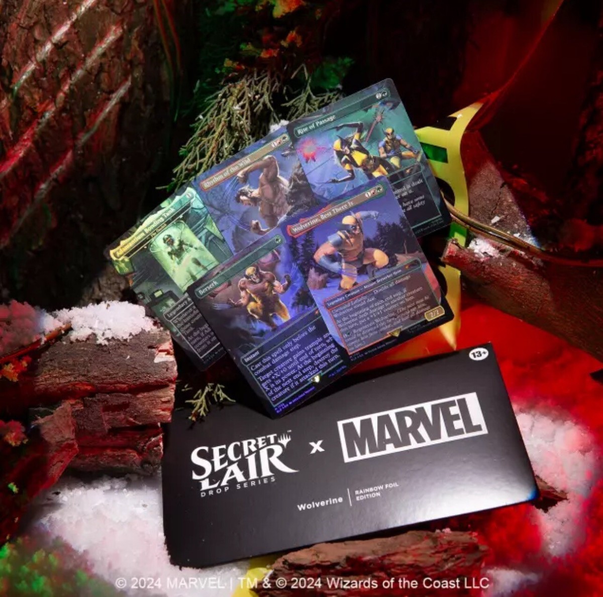 MTG Secret Lair Marvel’s Wolverine Foil Wolverine Foil MTG Secret Lair x Marvel - Magic the