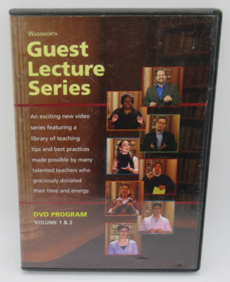 CENGAGE LEARNING: GUEST LECTURE SERIES PROGRAM 1 & 2, 2-DISC DVD TEACHING TIPS +