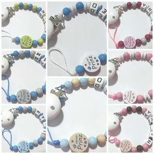 Schnullerkette Mit Namen Prinz Oder Prinzessin Madchen Junge Ebay