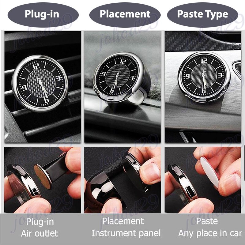 Car Clock For Mercedes-Benz Refit Interior Luminous Electronic