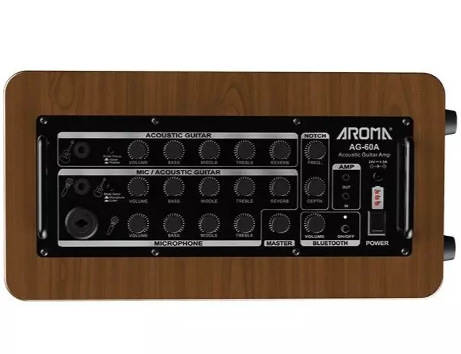 Aroma 60 watts Bluetooth Acoustic Guitar Amplifier AG60A..... (Free Shipped USA)