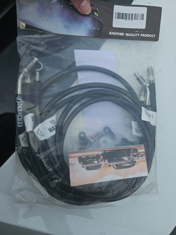Cables de freno eléctrico GKTech 2+2 (par) - Nissan 300ZX Z32 Foto 3 de 3