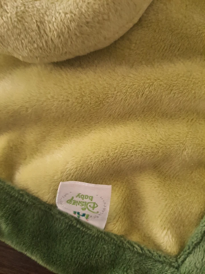 Disney Baby Monsters Inc Mike Wazowski Sonajero Manta de Seguridad Lovey Verde lovie Foto 3 de 4