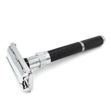 Parker 96R Double Edge Butterfly Open Safety Razor & 5 Parker Blades Very Smooth