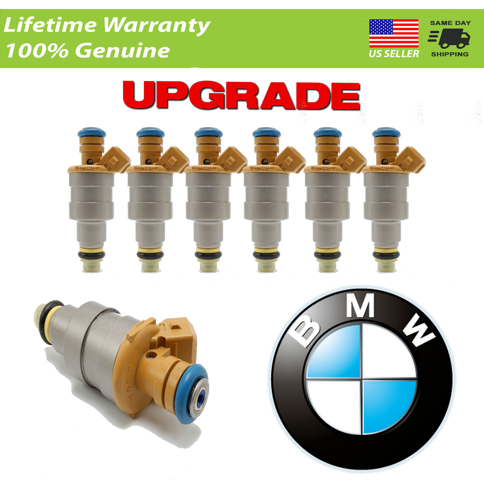X6 FUEL INJECTORS BMW 535i 1985 - 1986 3.5 L6 E6TE-A3B | eBay