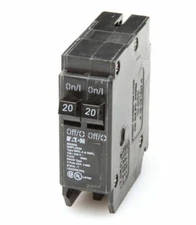 Eaton Bryant Westinghouse BR 20-Amp 2-Pole Tandem Circuit-Breaker Load-Switch