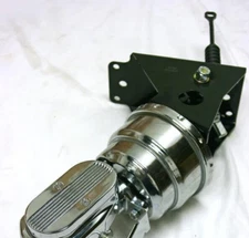 66-77 Ford Bronco CHROME Power Booster + Milled Master Cylinder & Disc Drum Kit