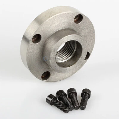 ALL INDUSTRIAL TOOL SUPPLY Threaded Backplate Adapter 4" 4-Hole 1-1/2"-8 For Lathe Chucks