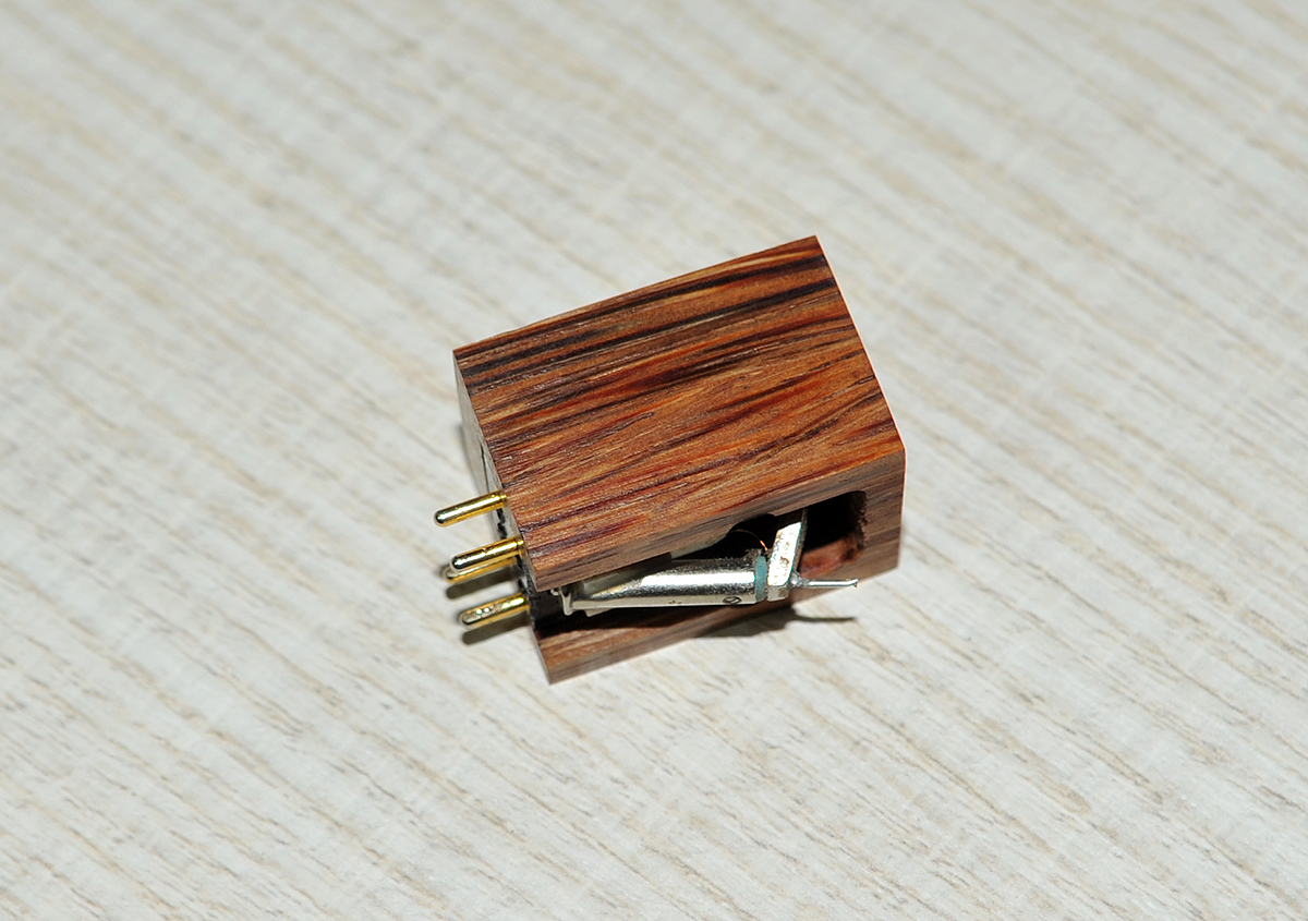 Improved Exclusive Legno Corpo Per Denon DL103/R Cartuccia Rosso Palm Audiofilo - Foto 8