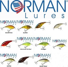 Norman Lures Little N  SHALLOW WATER CRANK  BAIT 6,4cm Rattle 10,5gr  BASS ASPIO