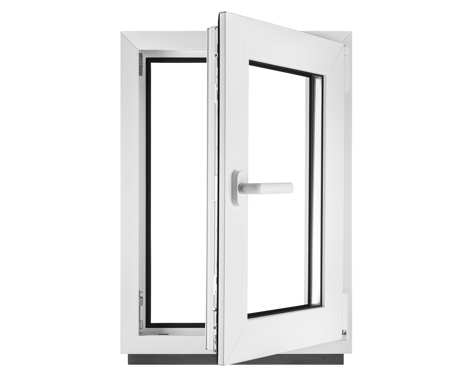 Kellerfenster 40x60 Cm Weiß - 3-fach Verglasung, Premium Kunststofffenster Für Gartenhaus & Garage