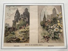 Pictures of Franconian Switzerland Tüchersfeld Wichsenstein original drawings S5_29