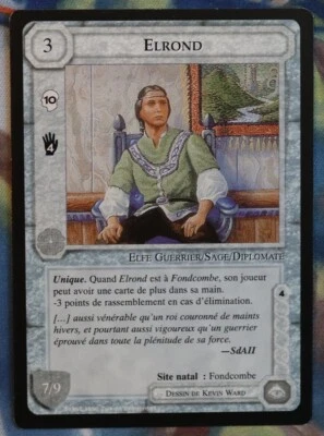 MECCG / Middle Earth CCG - The Wizards - Elrond - French NM - Photo 1/2