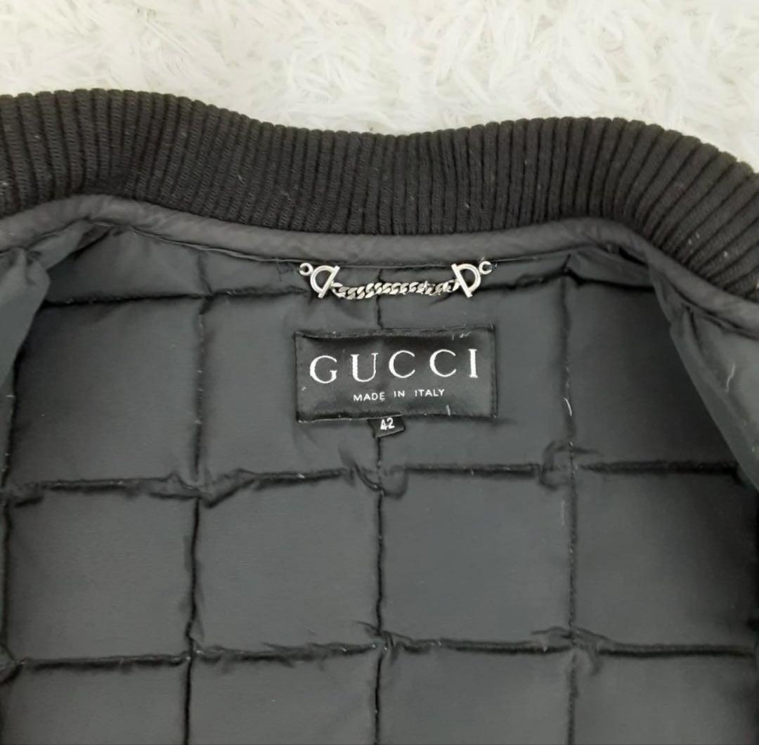 Rare Xl Gucci Quilted Down Jacket Filling Black Made In Italy | eBay