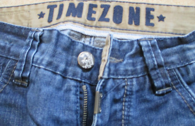 Timezone Men s Slim Straight Leg eduardo Jeans 30/32 embroidered pockets