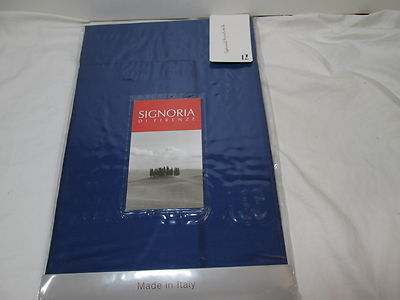 New Signoria Firenze RAFFAELLO Boudoir Sham ~ Dark Blue  Made in ITALY
