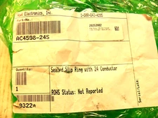 MOOG - AC4598 - HAWK Electronics Through Bore Sealed Slip Ring Factory Sealed