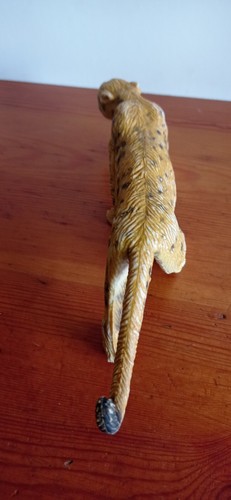 FIGURA GRANDE / DE LEOPARDO / EN PLASTICO DURO - Imagen 4 de 6