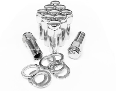 Mag Lug Nuts, XL Closed-End [7/16 In.-20 RH, Chrome - Foto 2