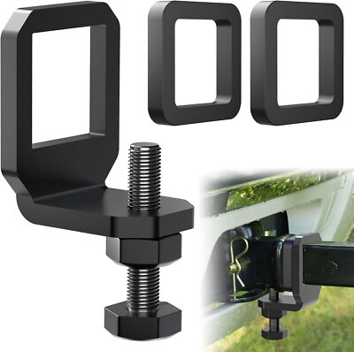 2'' Anti Rattle Hitch Clamp, Hitch Tightener with 2 Silencer Pads
