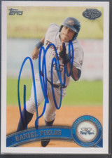 Autographed 2011 Topps Pro Debut Daniel Fields - Lakeland Flying Tigers