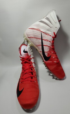 Nike Vapor Untouchable 3 Elite‎ Football Cleats White Gym Red Sz 12.5 AO3006-160 Nike Vapor Untouchable 3 Elite Football Cleats White Gym Red  main image 4