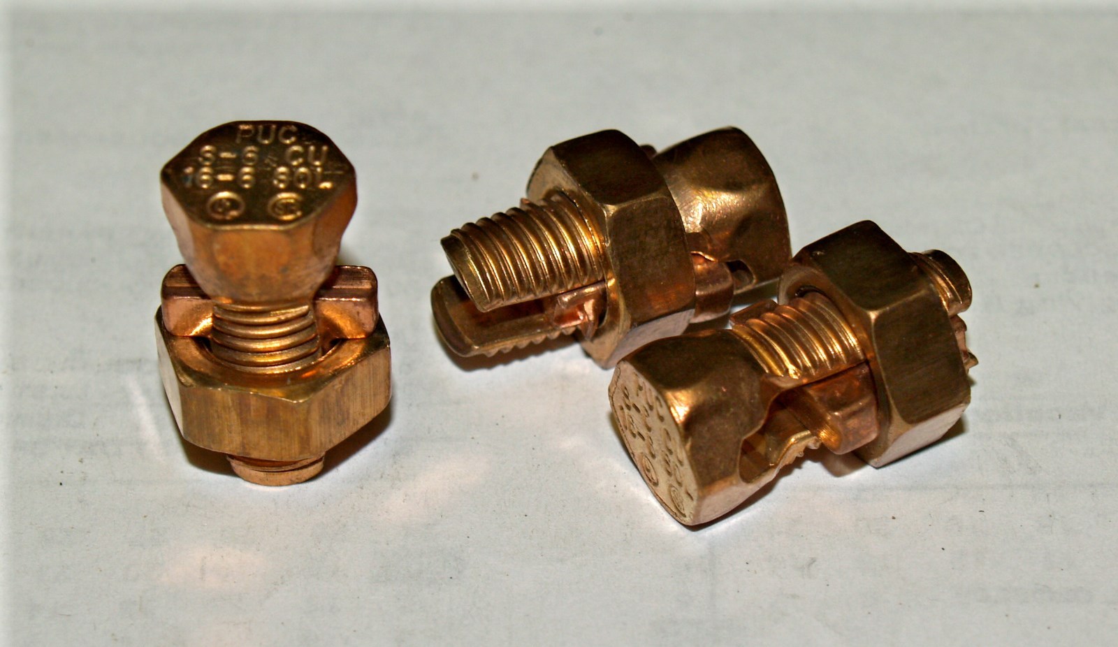 (1 PC) New Split Bolt Ground Clamp 6 for DirecTV, Cable