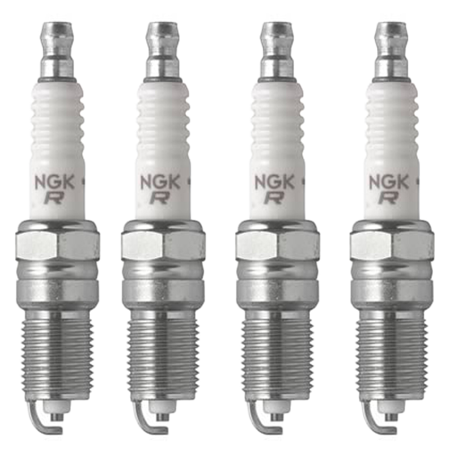 NGK V-Power Spark Plug Set 4 Pieces 3735 For Morgan 4/4 Saab 9-5 9000 L4