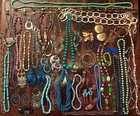 Vintage Estate Costume Jewelry Lots JLBLUE 2