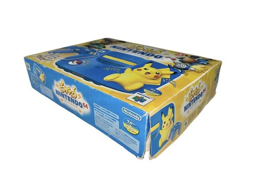 Consola Nintendo 64 Pokemon Japón Pikachu Azul ARTÍCULO DE COLECCIONISTAS RARO - Imagen 4 de 9