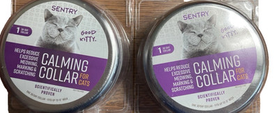 Sentry Cat Calming Collar Lot Of 2 Brand New Never Opened