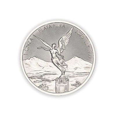 #ad 2025 Mexico LIBERTAD TRIBUTE – 1 TROY OUNCE .999 Fine Silver Bu – 39MM $61.95