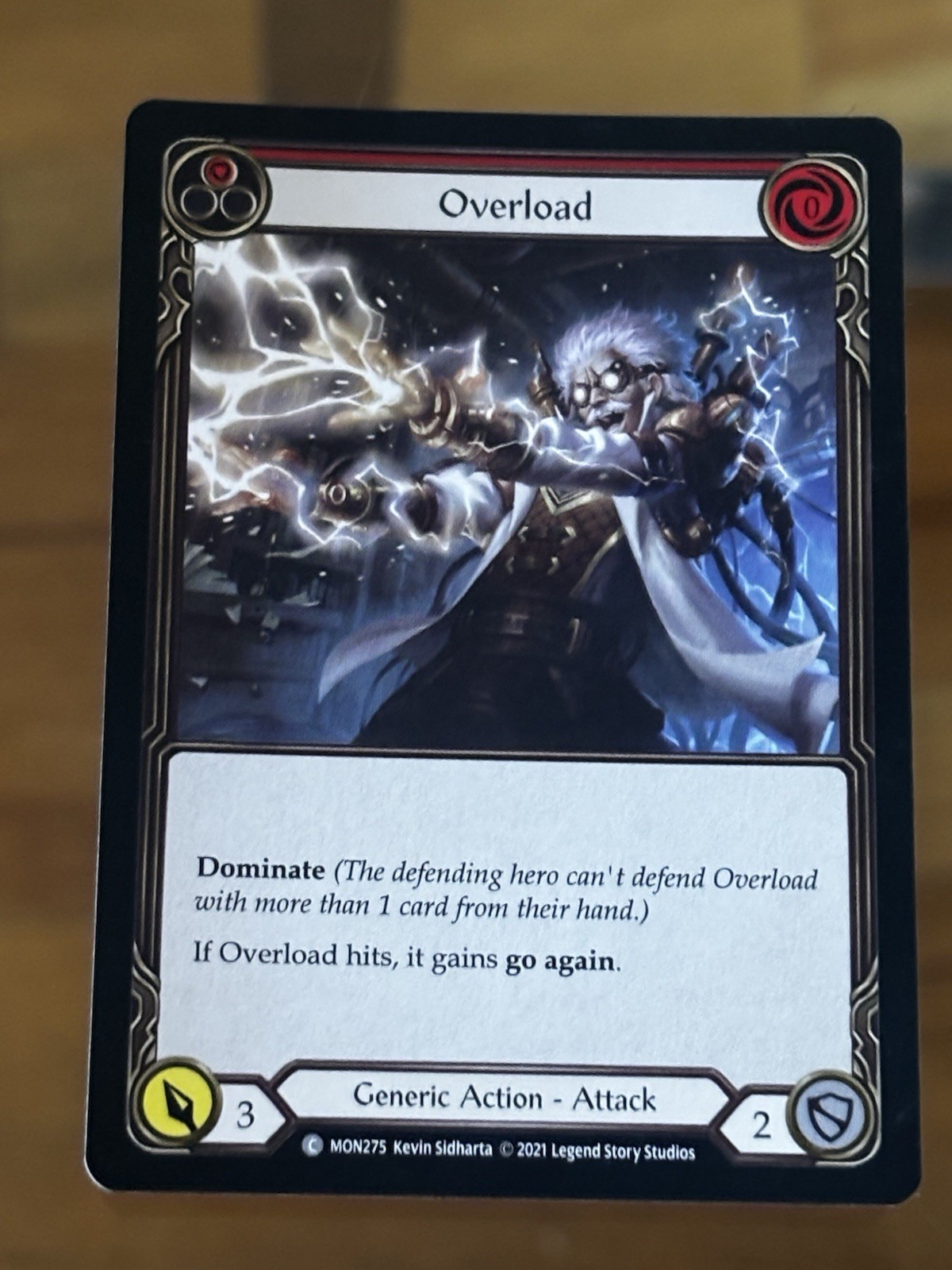 Overload (Red) - MON275 - 1st Edition Normal - Flesh & Blood