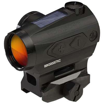 Sig  Electro-Optics SOR43031 Romeo4T  Black Anodized 1 x 20 mm 2 MOA Red Ballist