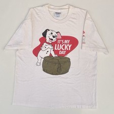 Vintage 1995 Classics Walt Disney Collection 101 Dalmatians Graphic T Shirt L