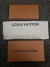 Louis Vuitton Box, Dust Bag and Receipt Envelope for Long Wallet