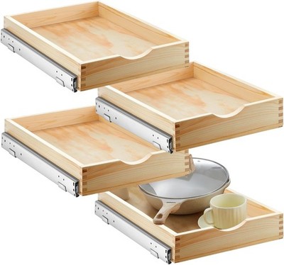 Cabinet Organizer Pull Out Shelves Kitchen Storage