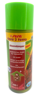 Sera Flore 2 Ferro 250ml Eisendünger für  Wasserpflanzen Pflanzendünger