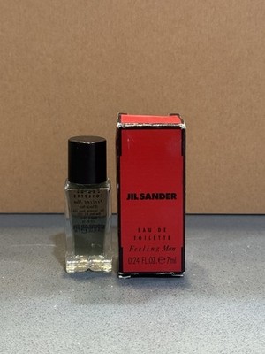 Feeling Man by Jil Sander for Men 0.23 oz EDT Mini Collectible Brand New