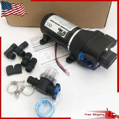 #ad 04325143A Heavy Duty Deck Wash Pump 40 PSI 4.5 GPM DC 12V For Flojet $129.68