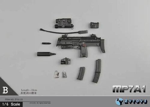 ZYTOYS ZY15-23 1/6 MP7A1 Submachine Gun Model for 12" Action Figure - Picture 5 of 27