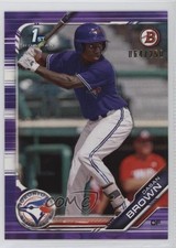 2019 Bowman Draft Purple 64/250 Dasan Brown #BD-63 13c1