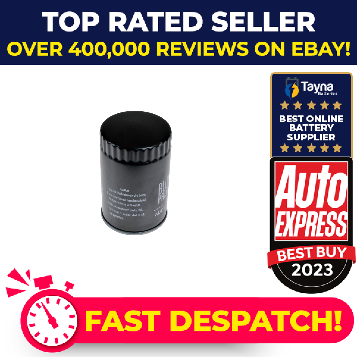 Oil Filter fits JAGUAR X TYPE X400 2.1 02 to 09 YB(AJ-V6) Blue Print C2D56297
