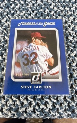 2016 Panini Donruss - Masters of the Game Steve Carlton #MG-5 Blue /199