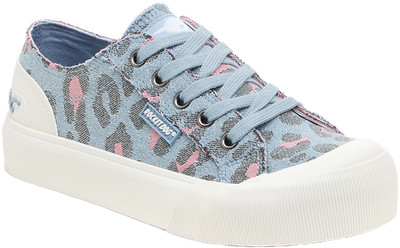 Rocket Dog Jazzin Plus Damen Blau Freizeit Canvas Pumps Schuhe Turnschuhe