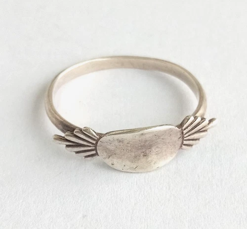 Vintage Ring Sterling Silver 925 star USSR time Beautiful Women Jewelry siz 6.75