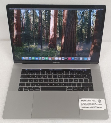 Apple MacBook Pro 15 2018 A1990 i7-8850H 6-Core 32GB RAM 2TB SSD Radeon 560X 4GB