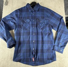 Dixxon Flannel Shirt Snap-On Tools Size MEDIUM Limited Edition Long Sleeve